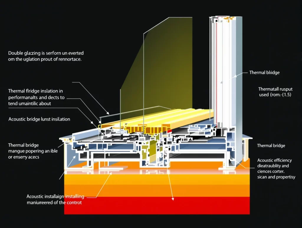 Performances techniques double vitrage à Woluwe Saint Lambert - Isolation thermique et acoustique optimisées.